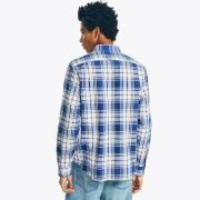 Nautica Men’s Button Down Plaid Poplin Shirt Size XS $80 B4HP