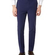 Michael Kors Men’s Modern-Fit Stretch Solid Blue Pants 32×32 B4HP