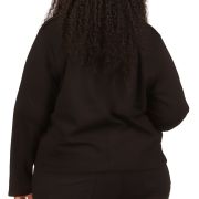 Michael Kors Women’s Plus Size Zip-Up Zip-Sleeve Moto Jacket Black 3X B4HP