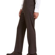 Sean John Men’s Classic-Fit Stretch Brown Neat Suit Separate Pants 38×32 B4HP