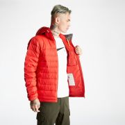 FJÄLLRÄVEN Expedition Pack Down Hoodie M Puffer Jacket Size XL True Red B4HP