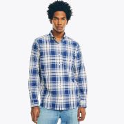 Nautica Men’s Button Down Plaid Poplin Shirt Size XS $80 B4HP