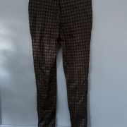 Vince Camuto Women’s Black Houndstooth Pull On Casual Leggings XS B4HP