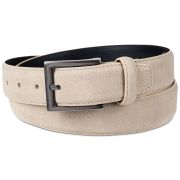 Alfani Men’s Faux-Suede Textured Belt Khaki XL 42-44 B4HP