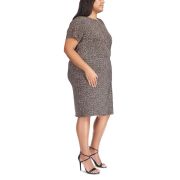 MICHAEL Michael Kors Women’s Unlined Frontside Pullover Dress Beige 1X B4HP