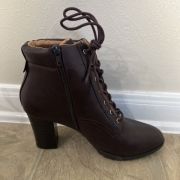 Style Co Lucillee Heeled Booties Wine 11M Minor Scratch On Heel Only B4HP