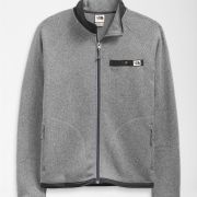 The North Face Men’s Gordon Lyons Full-Zip Fleece Jacket Grey Heather XL B4HP