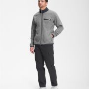 The North Face Men’s Gordon Lyons Full-Zip Fleece Jacket Grey Heather XL B4HP