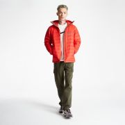 FJÄLLRÄVEN Expedition Pack Down Hoodie M Puffer Jacket Size XL True Red B4HP