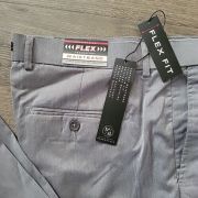 Michael Brandon Flex Fit Slim fit Stretch Dress pants Grey 34 x 32 B4HP