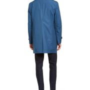 Calvin Klein Men’s Slim-Fit Modern Raincoat Blue 42L B4HP