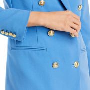 Derek Lam 10 Crosby Women’s Walter Double Breasted Blazer Blue Size 10 B4HP