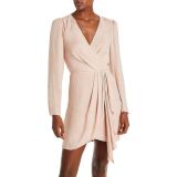 BCBGMAXAZRIA Women's Floral Print Faux Wrap Dress B4HP