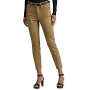 Lauren Ralph Lauren Women’s High-Rise Skinny Ankle Jeans Green Foil Size 2P B4HP