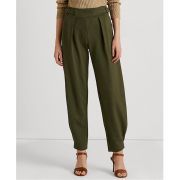 Lauren Ralph Lauren Women’s Dark Olive Tapered Ankle Ponte Pants Size 16 B4HP