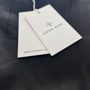 $600 Anine Bing Women’s Lamb Leather Alina Mini Skirt M B4HP
