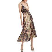 Cinq à Sept Women’s Carolee Mixed Print Midi Dress Size 8 B4HP
