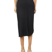 Helmut Lang Women’s Ruched Draped Slit Skirt M B4HP No Tags