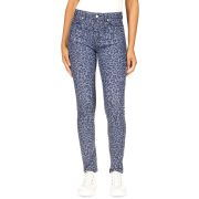 MICHAEL Michael Kors Women’s High-Rise Leopard-Print Stretch Skinny Jeans B4HP
