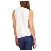 MICHAEL Michael Kors Women’s Sleeveless Wrap Tie Top White L B4HP