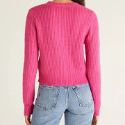 Z Supply Women Daphne Sweater In Punch Pink XS B4HP