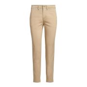 Lauren Ralph Lauren Women’s Stretch Ankle Chinos Beige Size 12 Waist 35 in B4HP