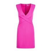 Halston Women’s Colette Crossover Mini Dress Size 12 B4HP