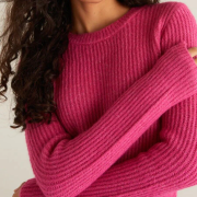 Z Supply Women Daphne Sweater In Punch Pink XS B4HP