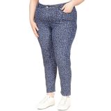 MICHAEL Michael Kors Women's High-Rise Leopard-Print Stretch Skinny Jeans B4HP