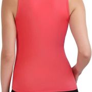 BCBGMAXAZRIA Women’s Fitted Bodycon Twist Knot Tank Top Pink Claret, Large B4HP
