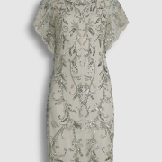 Aidan Mattox Women’s Embellished Flutter Sleeve Cocktail Dress Size 6 B4HP $395