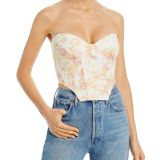 Bardot Women's Lila Underwire Bustier Corset Cropped Top B4HP