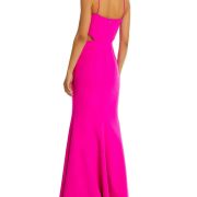 Aqua Women’s Side Slit Maxi Prom Evening Dress Gown B4HP