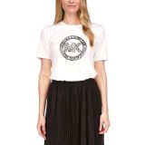MICHAEL Michael Kors Women's Printed Charm-Logo T-Shirt White B4HP