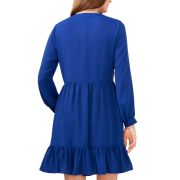 Vince Camuto Women’s Long Sleeve with V-Neck Dress L B4HP