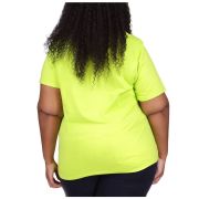 MICHAEL Michael Kors Women’s Plus Size MK Logo Green T-Shirt 2X B4HP
