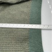 Lauren Ralph Lauren Sweater Women’s Green Cotton Wool Blend Elbow Patch L B4HP