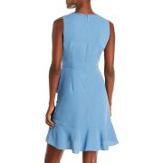 BCBGMAXAZRIA Women’s Sleeveless Pleated V-Neck Mini Dress B4HP