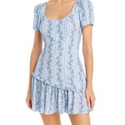 LoveShackFancy Women’s Nutmeg Lace Trim Mini Dress B4HP