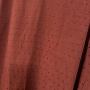 Vince Camuto Women’s Clip-Dot V-Neck Maxi Dress Orange M B4HP