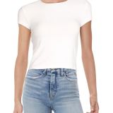Aveto Women Juniors' Short Cap Sleeve T-Shirt Tee B4HP