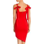Lavish Alice Women’s Asymmetric Mini Ruched Cocktail and Party Dress B4HP