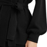 Lauren Ralph Lauren Washable Belted Cashmere Cardigan Black L B4HP