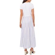 Vince Camuto Women’s Siesta Stripe Tiered Skirt Blue S B4HP