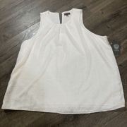 Vince Camuto Women’s Shirred-Neck Sleeveless Blouse XL B4HP