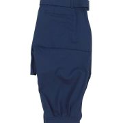 Lauren Ralph Lauren Women’s Blue Belted Ponte Pleated Cropped Pants M B4HP
