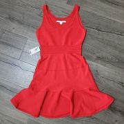 Diane Von Furstenberg Revolve Perry Dress Chilli Pepper Small Defective B4HP