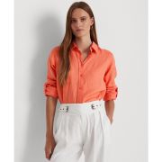 Lauren Ralph Lauren Women’s Linen Shirt Red S B4HP