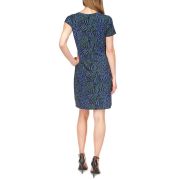 MICHAEL MICHAEL KORS Women’s Blue Unlined Pullover O-ring Short Dress B4HP