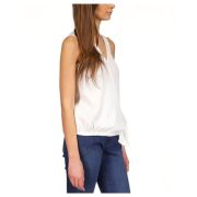 MICHAEL Michael Kors Women’s Sleeveless Wrap Tie Top White L B4HP